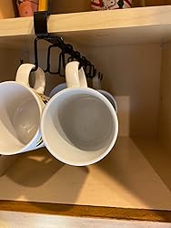 under cabinet 12 hooks hanger by Metallics Home
